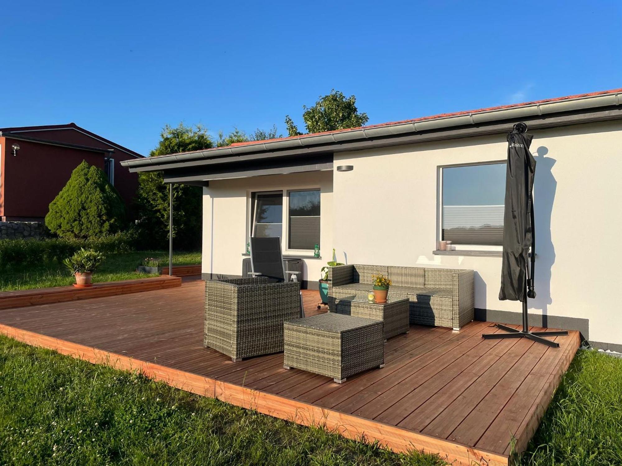 Bungalow Am Wreecher See Putbus Exterior foto